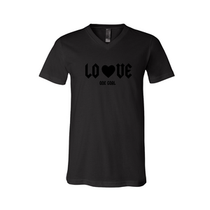 Love V-Neck All Black